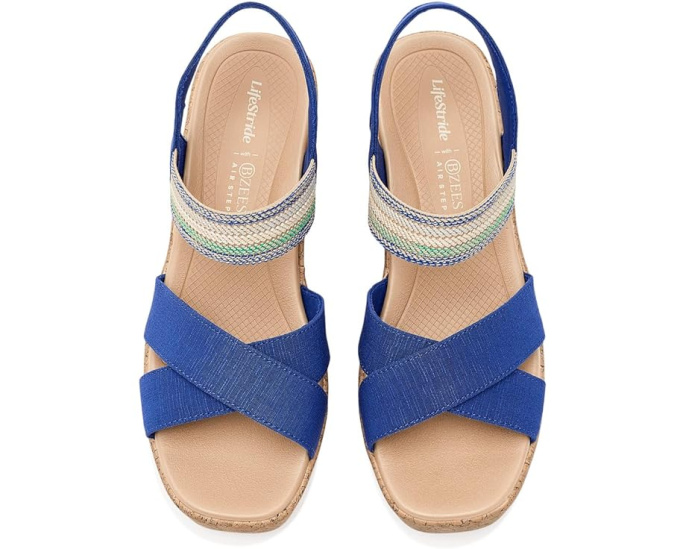 Босоножки Verity Slingback от LifeStride на танкетке с квадратным носком