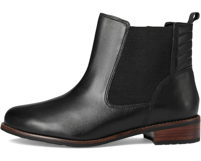 Челси Luxe David Tate из водонепроницаемой кожи на массивном каблуке