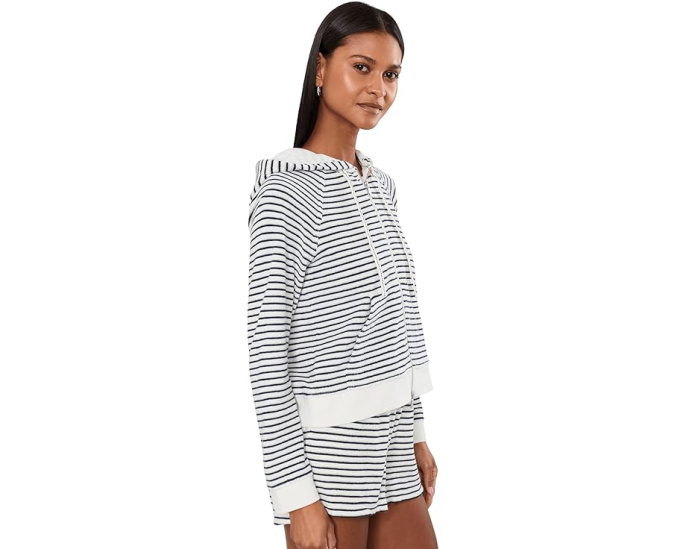 Tommy Bahama Худи Suncoast Loop Terry Striped на молнии с капюшоном
