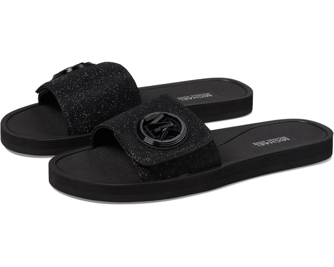 Сланцы MICHAEL Michael Kors с амулетом и мягкой стелькой