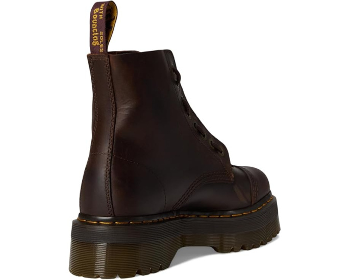 Ботинки Dr. Martens Sinclair Leather Platform на платформе с молнией спереди