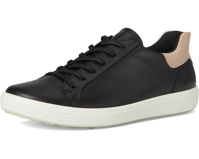 Кроссовки ECCO Soft 7 Easy Slip на шнурках-эластиках с анатомической стелькой