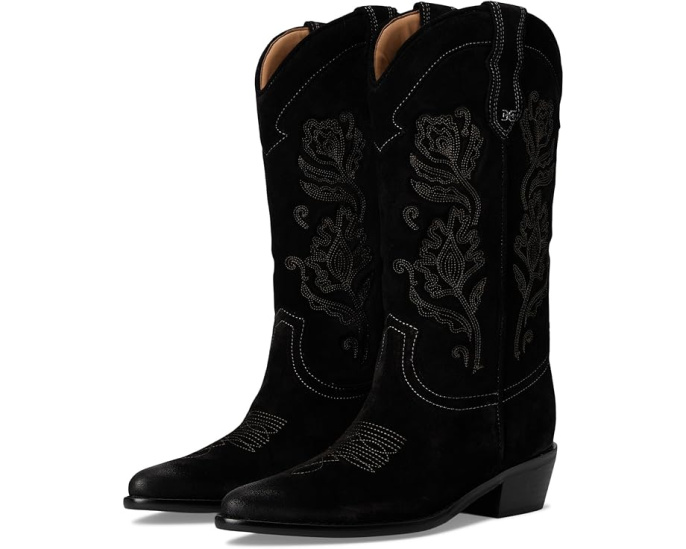 Сапоги Sam Edelman Rue до середины икры с вышивкой и острым носком