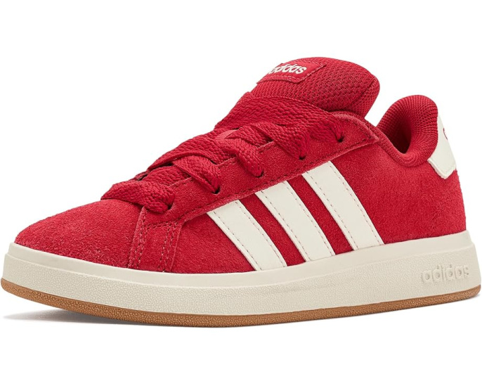 Adidas Grand Court 00s для детей с милым сердечным акцентом
