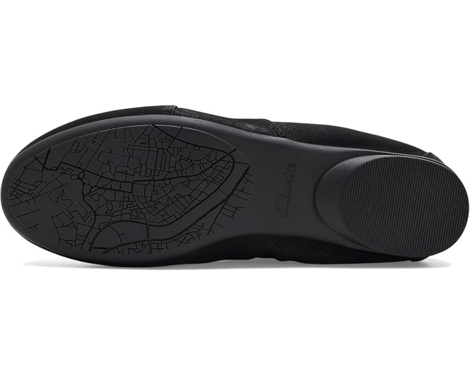Туфли Clarks Rena Way на плоском ходу из кожи