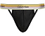 Calvin Klein трусы-стринги Icon Mesh Thong из черной сетки