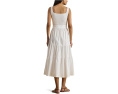 Платье-трапеция Lauren Ralph Lauren Belted Jersey Broadcloth с поясом из хлопка