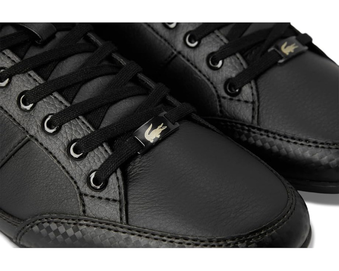 Кроссовки Lacoste Chaymon из кожи с крокодиловым логотипом