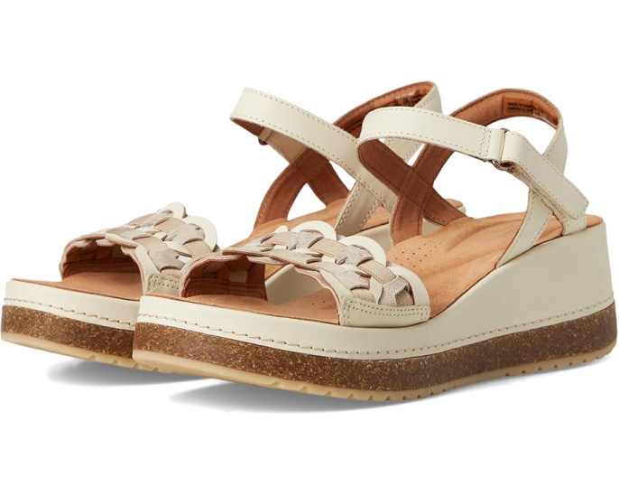 Сандалии Clarks Kassanda Bar на платформе с регулируемой застежкой