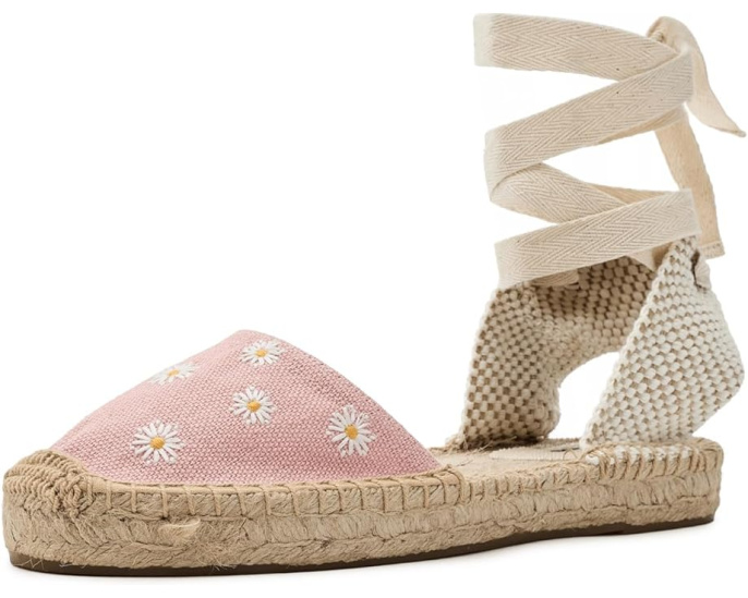 Ботинки Daisies Lauren Lace-up Espadrille Soludos на шнуровке