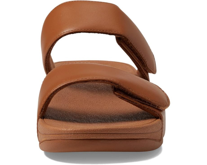 FitFlop Lulu Adjustable Leather Slides сандалии