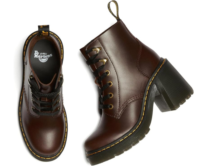 Ботинки Dr. Martens Jesy с круглым носком и резиновой подошвой