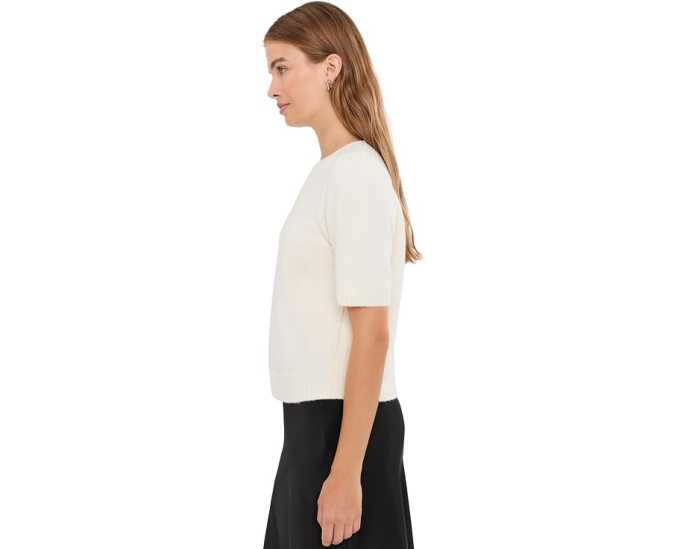 Agatha Short Sleeve Crew Neck Pullover Sweater