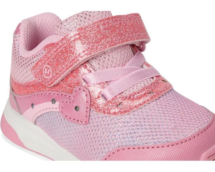Детские кроссовки Stride Rite Sr Heart Light со светящейся подошвой и цветочным принтом