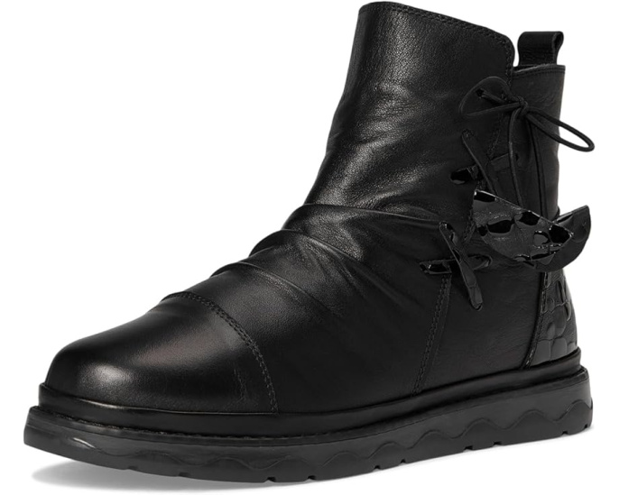 Полусапожки Spring Step Boru из натуральной кожи с плиссировкой и водонепроницаемые