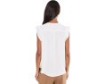Блузка Vince Camuto V-Neck с рюшами на рукавах