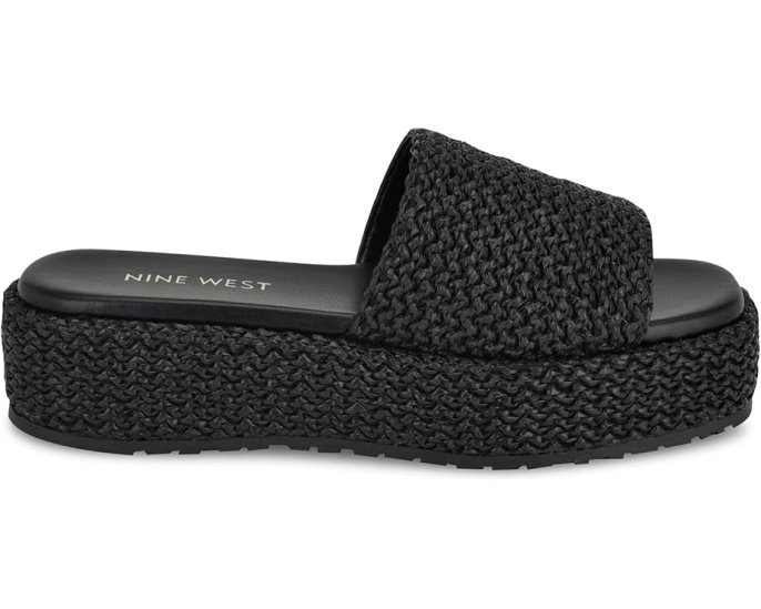 Сандалии Nine West Keziah на платформе с плетеными деталями