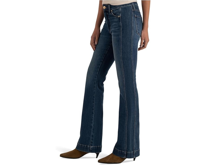 Джинсы-ботильоны KUT from the Kloth Natalie High-rise Bootcut с широким подолом
