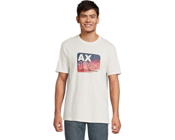 Футболка Armani Exchange 1991 с пузырьковым принтом
