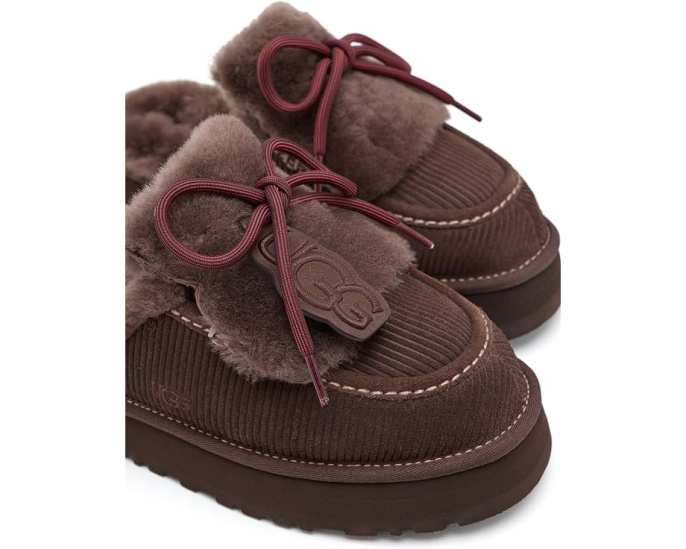 UGG Disquette Heritage замшевые сапоги с мехом