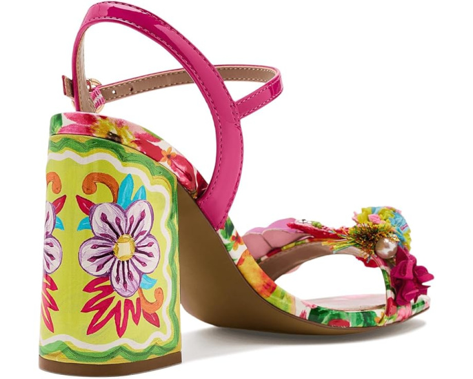 Сандалии Masen на каблуке от Blue by Betsey Johnson с цветочным декором