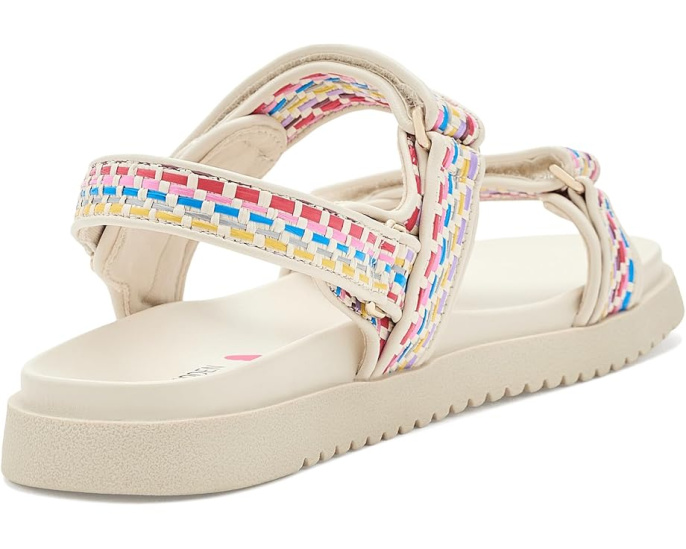 Детские сандалии Steve Madden Mona с регулируемыми ремешками и плоской подошвой