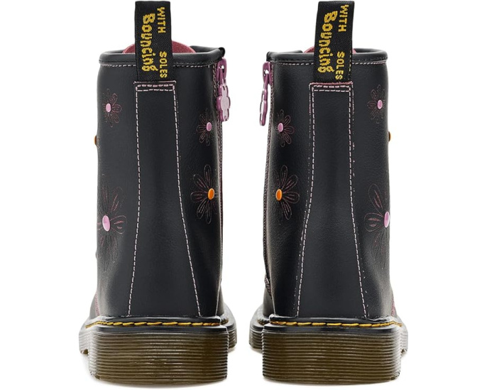 Dr. Martens детские ботинки 1460 Y из гладкой кожи на молнии
