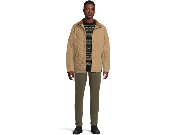 Куртка Barbour Shoveler Quilted стеганая с капюшоном и множеством карманов