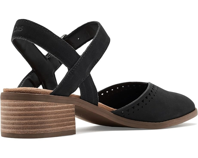 TOMS Туфли Jaclyn на устойчивом каблуке с ремешком и пряжкой