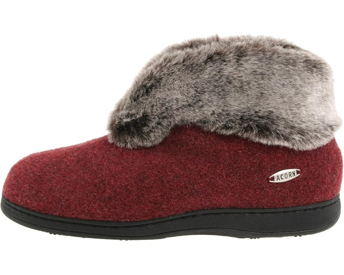Тапочки Acorn Faux Chinchilla Bootie II с подкладкой