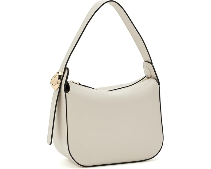 Madewell The Sculpted Metal Wristlet Bag из органической кожи