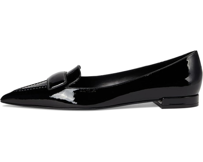 Stuart Weitzman Sovinnie Flat балетки с острым носком и объемным верхом