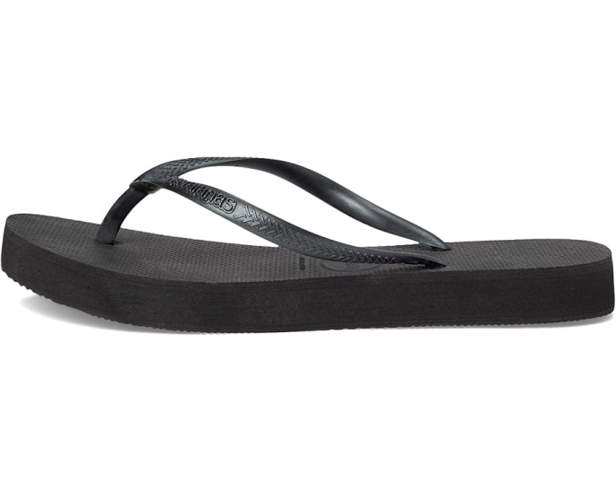 Тапочки Havaianas Slim Flat с пряжкой и фиксированной стелькой