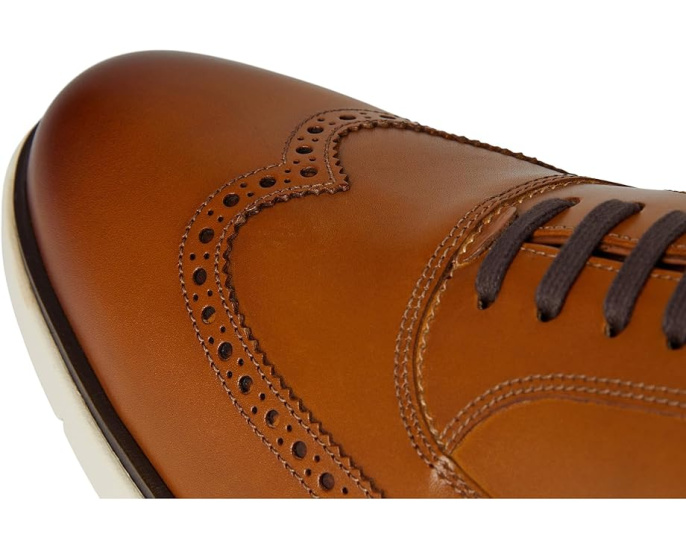 Оксфорды Allen Edmonds Carson Wing с кожаным верхом и съемными стельками