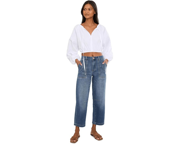 Джинсы KUT from the Kloth Ashton Wide Leg Barrel в цвете Prosperous