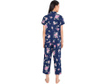Пижамный комплект Lauren Ralph Lauren с короткими брюками и воротником с лацканами