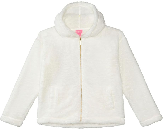 Худи Lilly Pulitzer Eastley из искусственного меха для детей на молнии