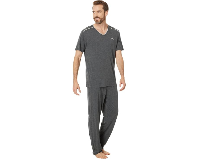 Пижамные брюки Tommy Bahama из хлопка и модала на кулиске