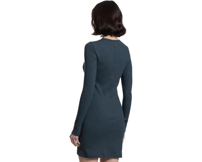 Платье Prana Touchstone Crew с длинными рукавами и ребристой тканью