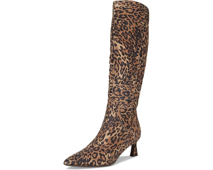 Сапоги Naturalizer Deesha Narrow Calf Knee High с принтом леопард и каблуком