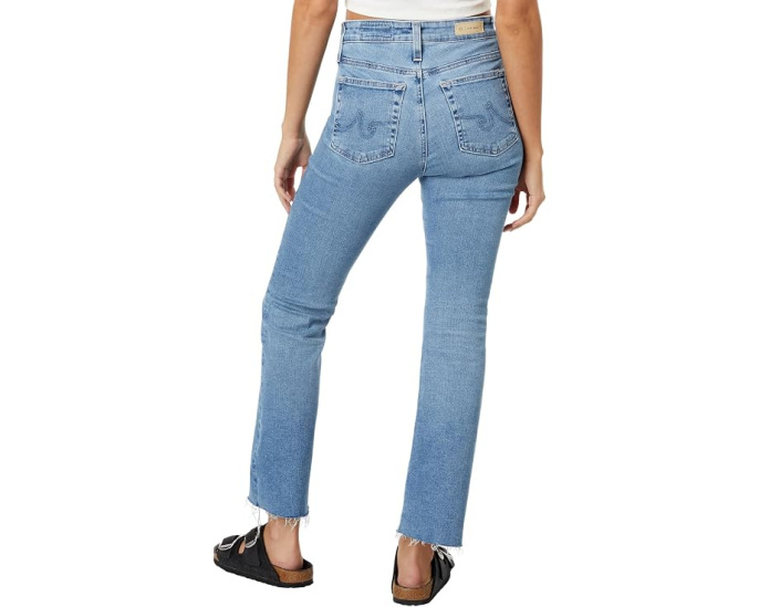 Джинсы клеш с высокой талией Farrah от AG Jeans