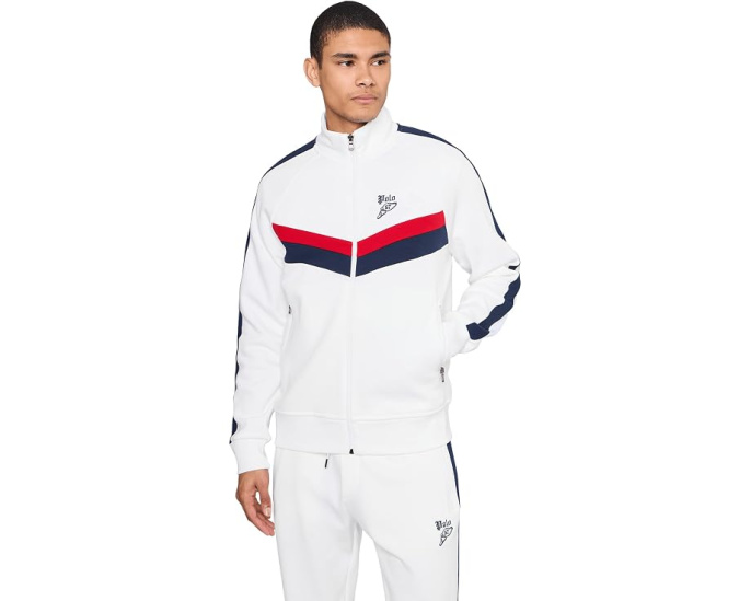 Тренировочная куртка Double-Knit Track Polo Ralph Lauren с молнией