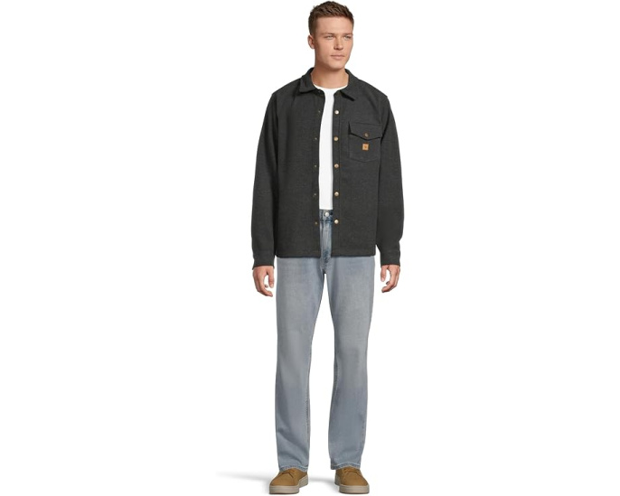 Фланелевая рубашка Hurley Santa Cruz Solid с длинным рукавом