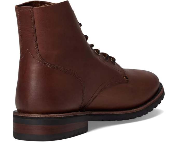 Ботинки Barrett Lace Up из винтажной кожи с круглым носком