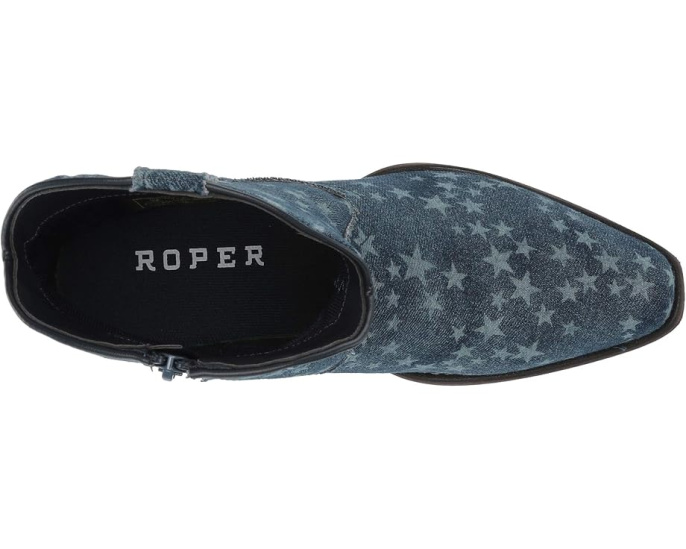 Ковбойские сапоги Roper Merica Denim с дизайном в звездах