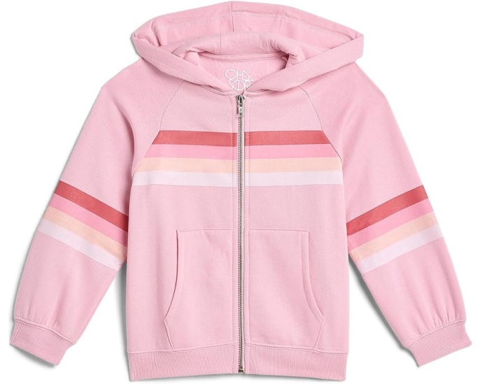 Retro-inspired Stripe Zip-Up Hoodie (Little Kid/Big Kid)