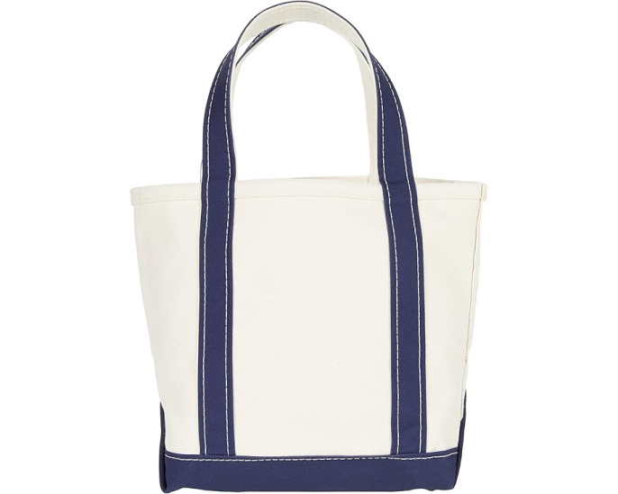 L.L.Bean сумка Boat and Tote Small с синей отделкой