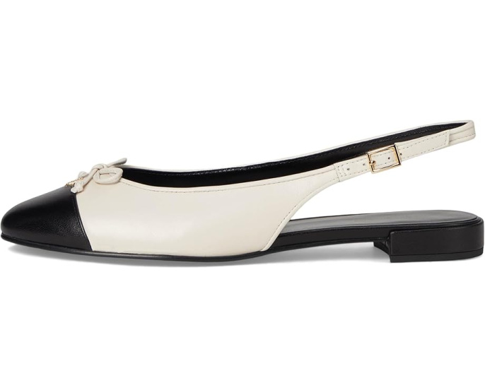 Балетки Tory Burch Cap-Toe Slingback с ремешком на щиколотке
