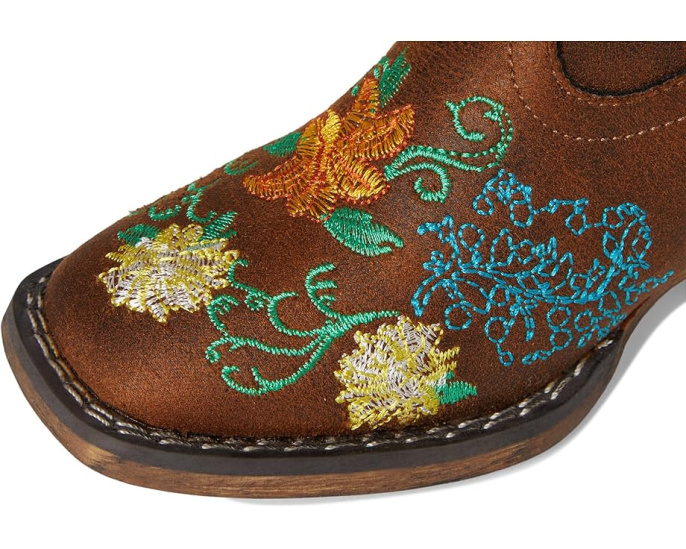 Roper Bailey Floral детские вестерн-сапоги с цветочной вышивкой