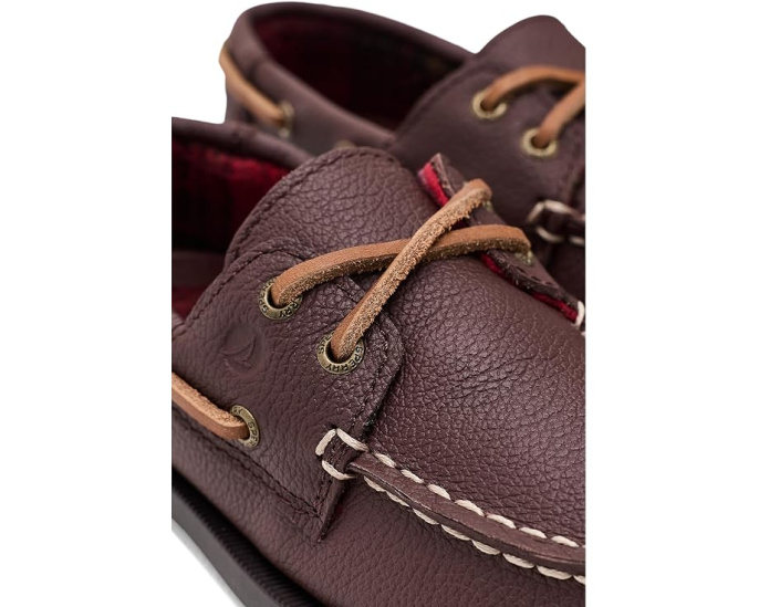 Кожаные мокасины Sperry Authentic Original с системой Wave-Siping для детей